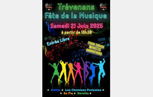Retours sur la Fetes de la musique 2025 a Trévenans dans le Territoire de Belfort