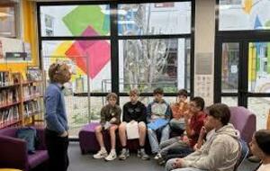 Alexandre Chardin était ce matin au collège